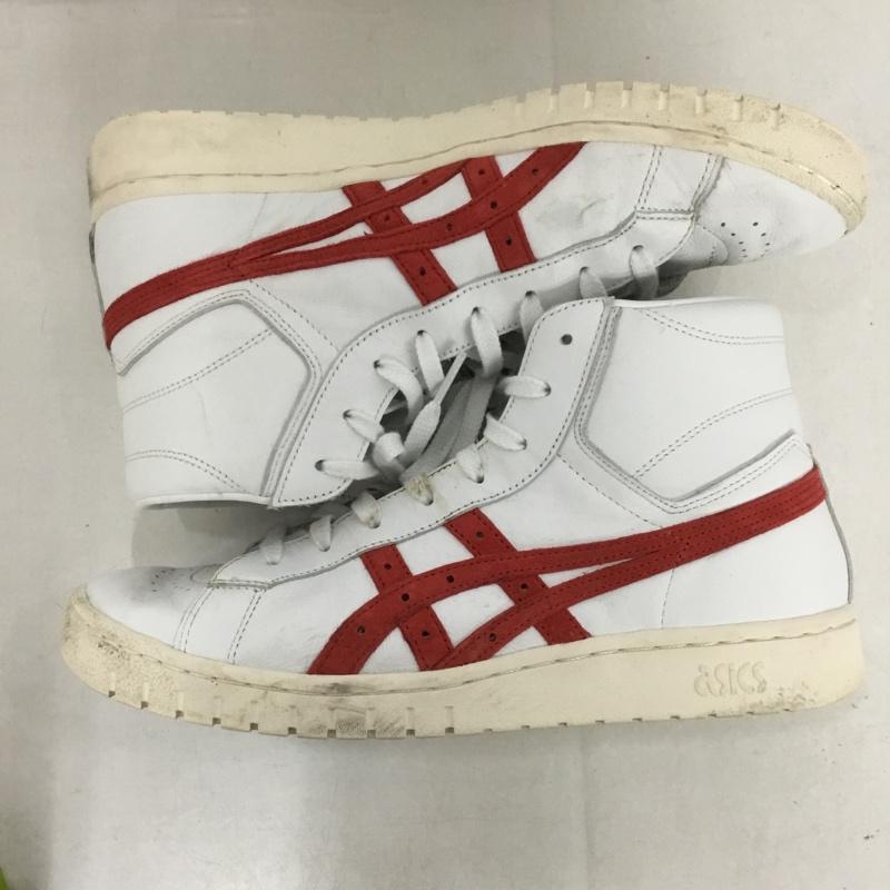 アシックス ASICS スニーカー スニーカー 1193A182 GEL-PTG MT 27cm 27.0cm ロゴ、文字 白 / ホワイト / X 赤 / レッド /  メンズ USED 古着 中古 10140797