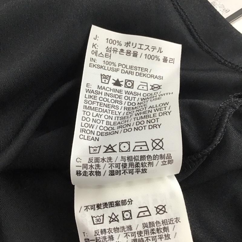 ナイキ NIKE カットソー 半袖 cj1938-010 WS ICNCLSH P S/S L ロゴ、文字 X プリント 黒 / ブラック /  レディース USED 古着 中古 10150809