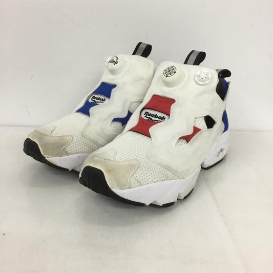 リーボック Reebok スニーカー スニーカー FW4756 INSTAPUMP FURY CITY PACK SEOUL US4.5 US：4.5 ロゴ、文字 白 / ホワイト / X 青 / ブルー / X 赤 / レッド /  レディース USED 古着 中古 10141035