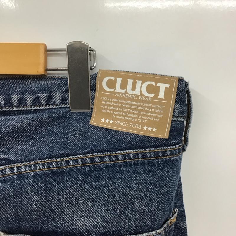 クラクト CLUCT パンツ デニム、ジーンズ デニムパンツ ストレートパンツ スリムパンツ カジュアルパンツ L 無地 インディゴ / インディゴ /  メンズ USED 古着 中古 10109158