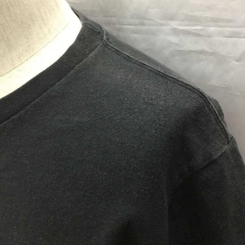 ベンデイビス BEN DAVIS Tシャツ 半袖 半袖カットソー プリントTシャツ クルーネックカットソー L ロゴ、文字 黒 / ブラック /  メンズ USED 古着 中古 10113280