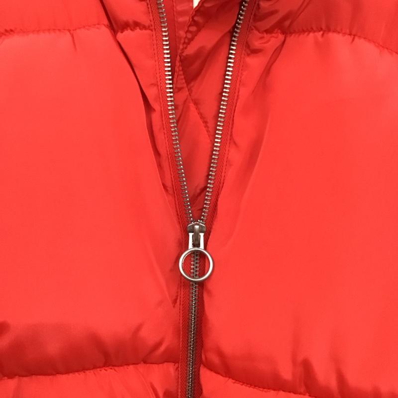 ザラ ZARA ジャケット、上着 ジャンパー、ブルゾン ジップアップジャケット ナイロンジャケット アウター ダウンジャケット 無地 赤 / レッド /  ガールズ USED 古着 中古 10135436