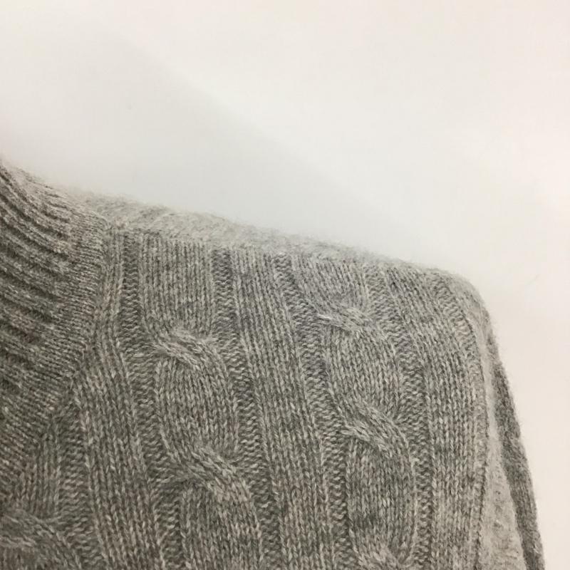 エルエルビーン L.L.Bean ニット、セーター 長袖 ハーフジップ S 無地 灰 / グレー /  メンズ USED 古着 中古 10111715