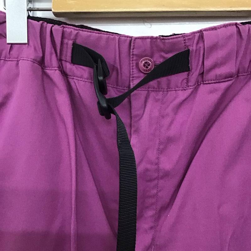 ニコアンド niko and... パンツ ワークパンツ、ペインターパンツ ディッキーズ L 無地 紫 / パープル /  レディース USED 古着 中古 10142786