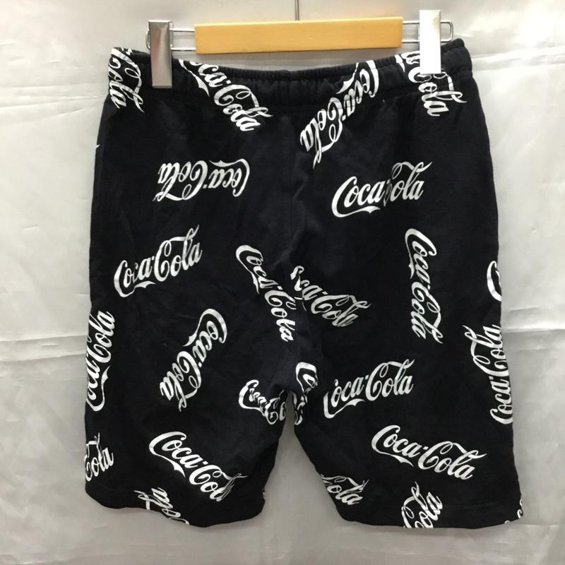 ジーユー GU パンツ ショートパンツ コカ・コーラ S プリント 黒 / ブラック /  メンズ USED 古着 中古 10110697