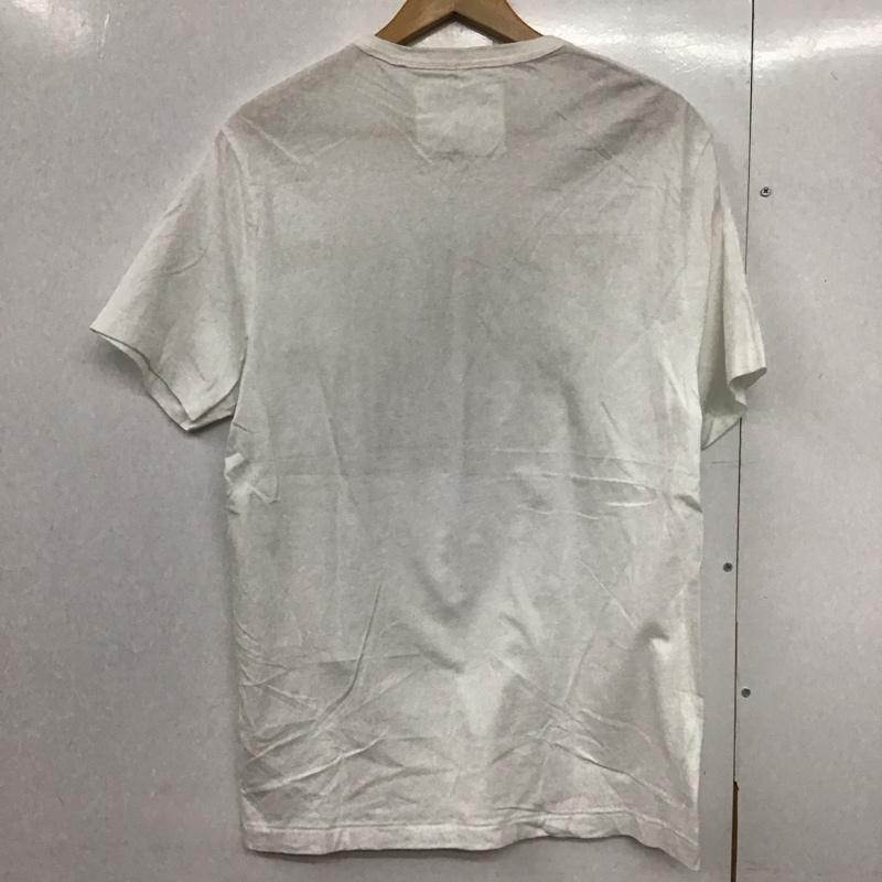 トゥルーレリジョン TRUE RELIGION Tシャツ 半袖 半袖カットソー プリントTシャツ クルーネックカットソー M プリント 白 / ホワイト /  メンズ USED 古着 中古 10142406