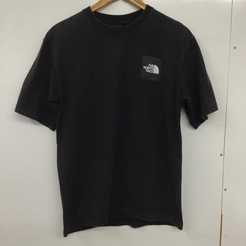 ザノースフェイス THE NORTH FACE Tシャツ 半袖 nt32036 Tシャツ 半袖カットソー プリントTシャツ S ロゴ、文字 黒 / ブラック /  メンズ USED 古着 中古 10134596