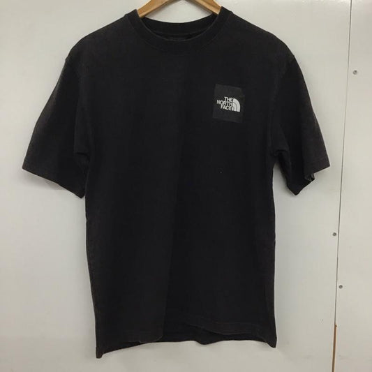 ザノースフェイス THE NORTH FACE Tシャツ 半袖 nt32036 Tシャツ 半袖カットソー プリントTシャツ S ロゴ、文字 黒 / ブラック /  メンズ USED 古着 中古 10134596