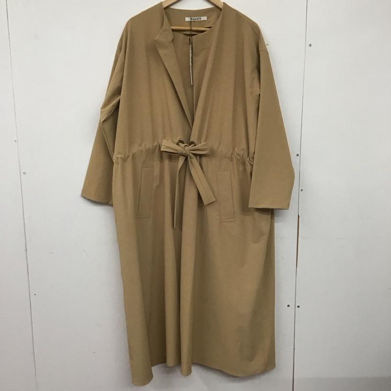 ラディエイト Radiate コート コート一般 c18-089474 ロングコート アウター 38 無地 ベージュ / ベージュ /  レディース USED 古着 中古 10142039