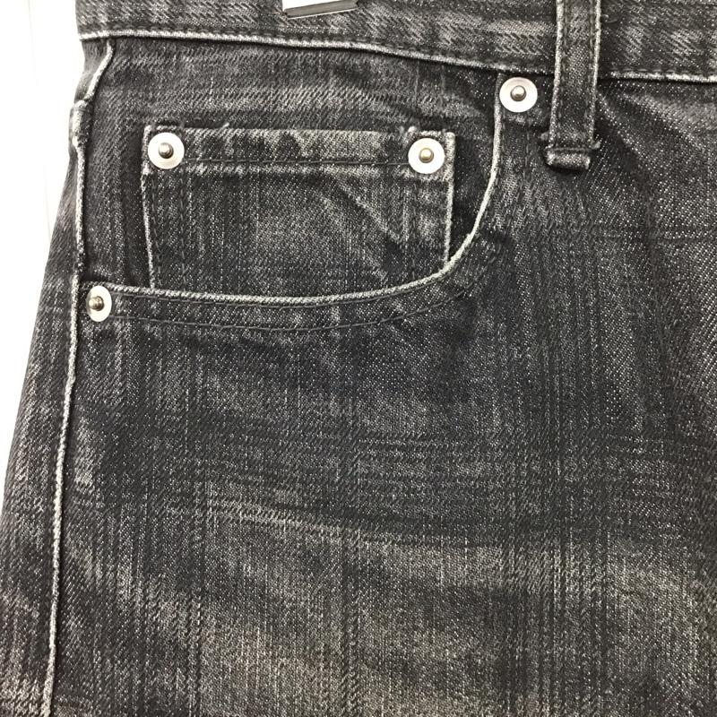 スペルバウンド SPELLBOUND パンツ デニム、ジーンズ デニムパンツ ストレートパンツ ワイドパンツ カジュアルパンツ M プリント 黒 / ブラック /  メンズ USED 古着 中古 10113118