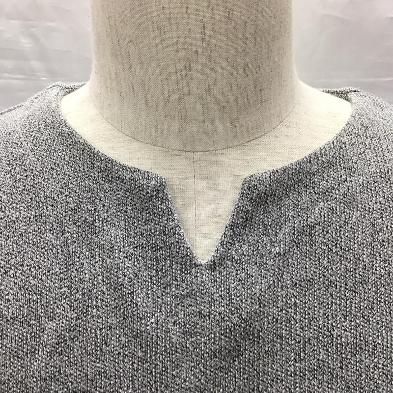 イッカ ikka カットソー 半袖 17SSCS-1506K 五分袖 S 無地 灰 / グレー /  メンズ USED 古着 中古 10117043