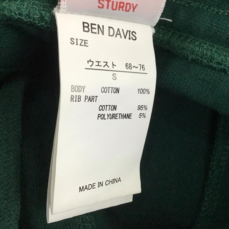ベンデイビス BEN DAVIS パンツ ショートパンツ ショートパンツ ハーフパンツ カジュアルパンツ S ロゴ、文字 緑 / グリーン /  メンズ USED 古着 中古 10133655