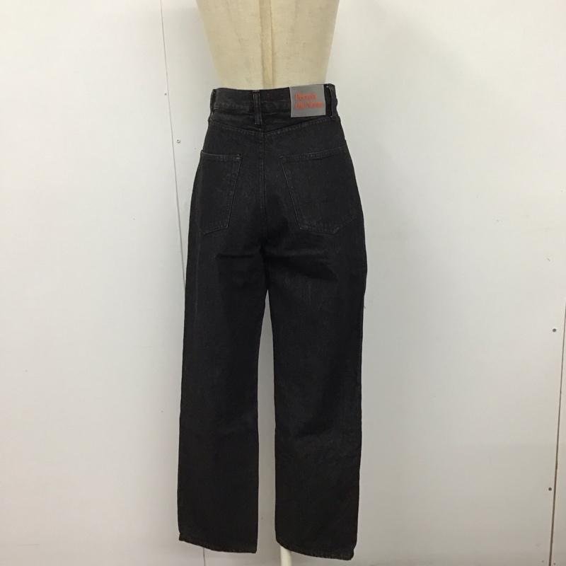 フーズフーチコ who s who Chico パンツ デニム、ジーンズ WWZ1002203A0001 センタープレスハイウエストデニム FREE 無地 黒 / ブラック /  レディース USED 古着 中古 10122577