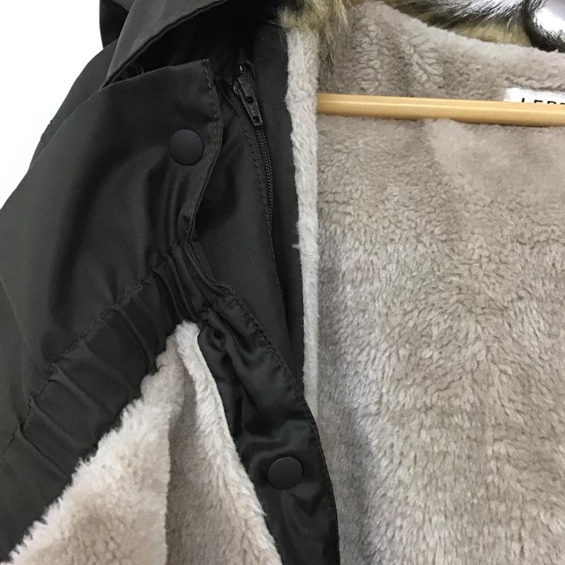 レプシィム LEPSIM コート コート一般 LP170147SB ママコート　マタニティ　インナーボアモッズコート FREE 無地 カーキ / カーキ /  レディース USED 古着 中古 10145032