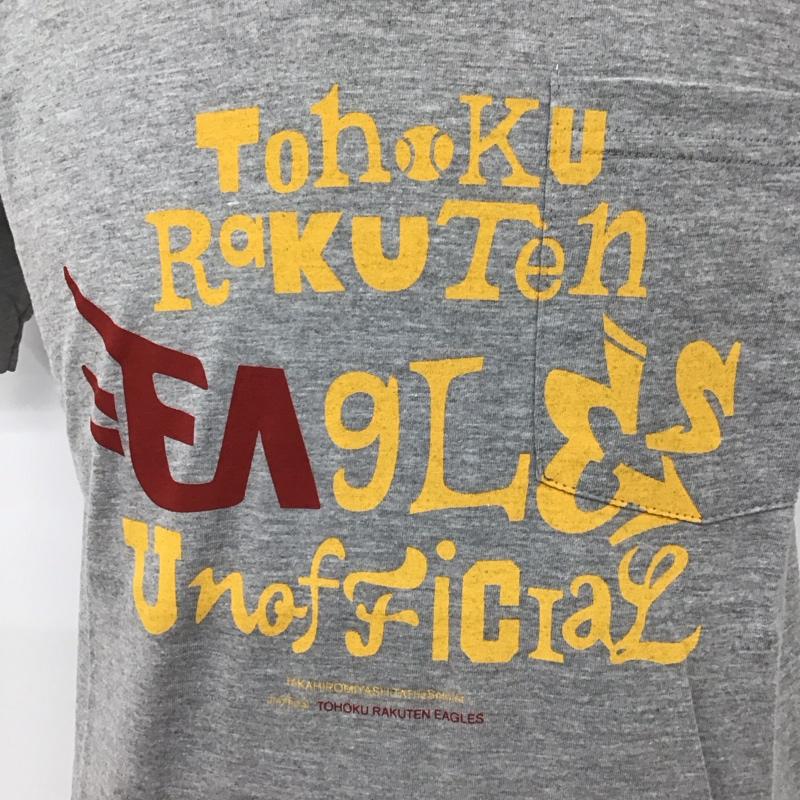 タカヒロ ミヤシタ ザ ソロイスト TAKAHIRO MIYASHITA The SoloIst. Tシャツ 半袖 東北楽天イーグルスTシャツ M ロゴ、文字 X プリント 灰 / グレー /  メンズ USED 古着 中古 10111981