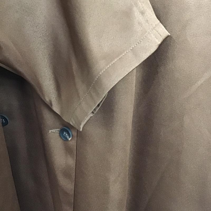 ラウジー lawgy ジャケット、上着 ジャケット、ブレザー 0221030503 ロング丈 FREE 無地 茶 / ブラウン /  レディース USED 古着 中古 10142227