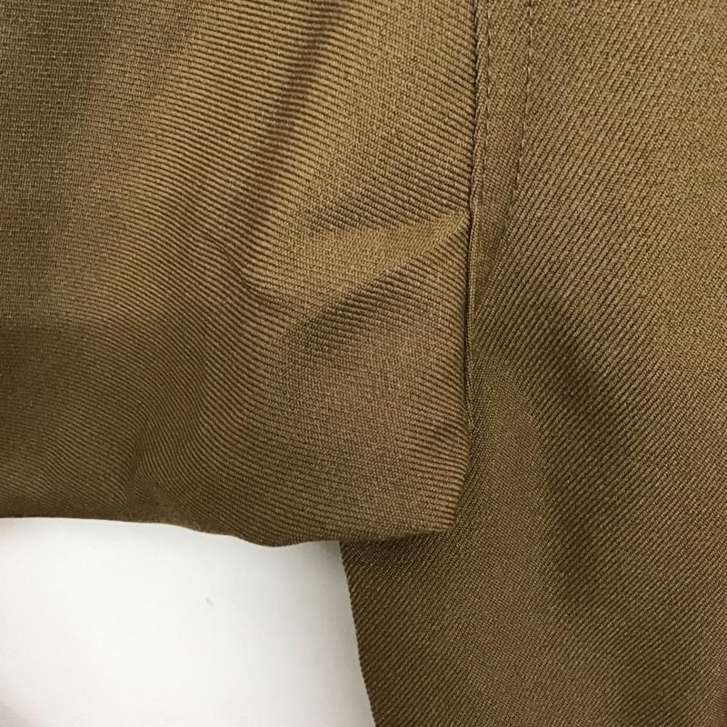 ニコアンド niko and... シャツ、ブラウス 長袖 ST95CA02SM ウーリッシュフラノCPOシャツ 無地 茶 / ブラウン /  レディース USED 古着 中古 10132788