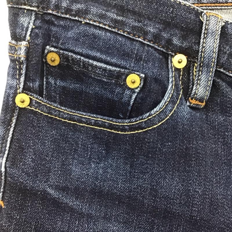 ラルフローレン RALPHLAUREN パンツ デニム、ジーンズ デニムパンツ スリムパンツ ストレッチパンツ カジュアルパンツ 27インチ ロゴ、文字 インディゴ / インディゴ /  レディース USED 古着 中古 10109187