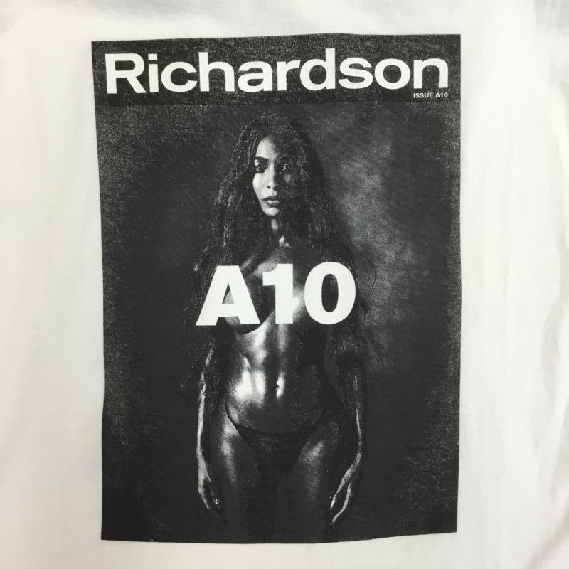 リチャードソン RICHARDSON Tシャツ 半袖 L プリント 白 / ホワイト /  メンズ USED 古着 中古 10110356