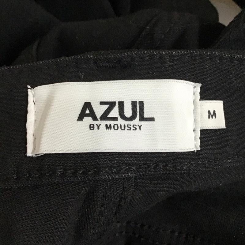 アズールバイマウジー AZUL BY MOUSSY パンツ デニム、ジーンズ 250hss12-005j フレアデニム ブラックデニムパンツ ストレッチパンツ M 無地 黒 / ブラック /  レディース USED 古着 中古 10114451
