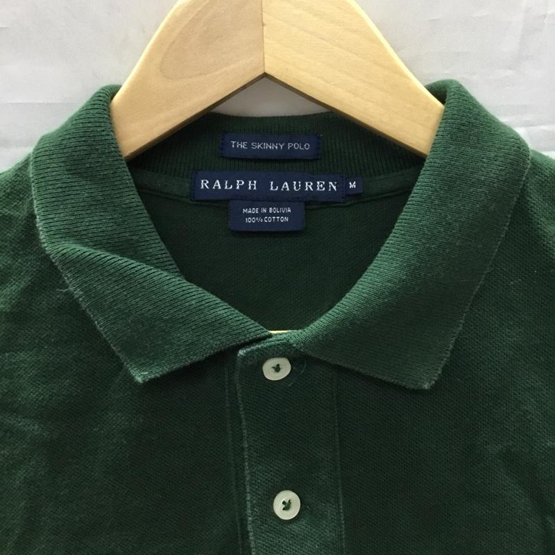 ラルフローレン RALPHLAUREN ポロシャツ 半袖 KKPWLA2080 M ワンポイント 緑 / グリーン /  レディース USED 古着 中古 10117784