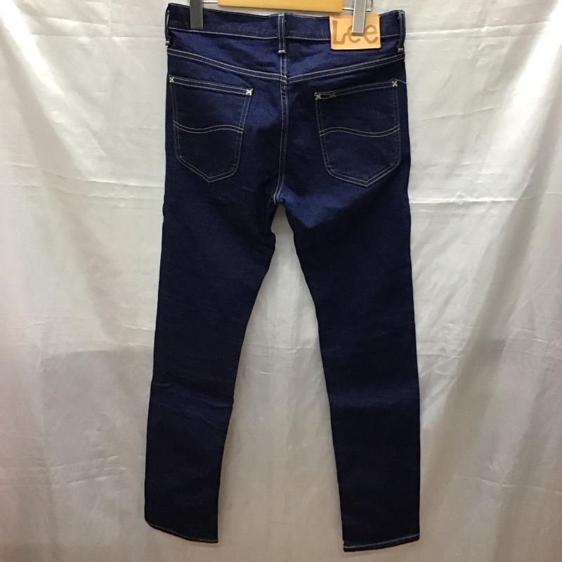 リーライダース LEERIDERS パンツ デニム、ジーンズ デニムパンツ スリムパンツ ストレッチパンツ ジーンズ 30インチ 無地 インディゴ / インディゴ /  メンズ USED 古着 中古 10117420