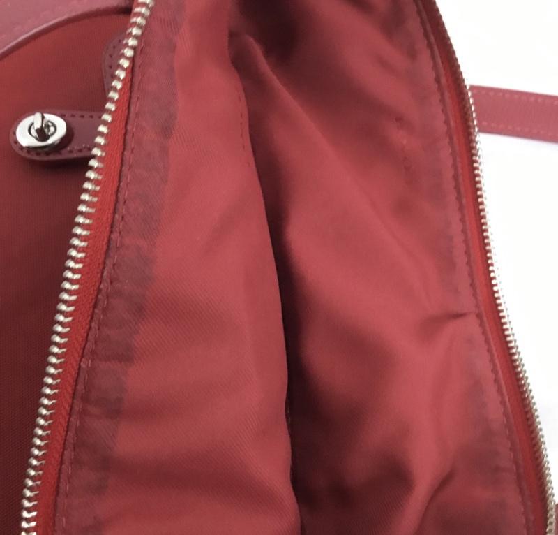 コーチ COACH トートバッグ トートバッグ H1580 35500 ロゴ、文字 赤 / レッド /  レディース USED 古着 中古 10143656