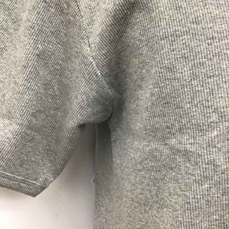 アヴィレックス AVIREX Tシャツ 半袖 半袖カットソー プリントTシャツ クルーネックカットソー XL 無地 灰 / グレー /  メンズ USED 古着 中古 10119293