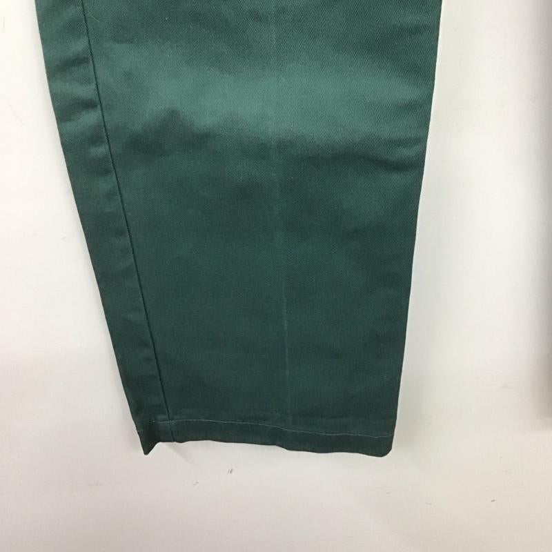 ディッキーズ Dickies パンツ ワークパンツ、ペインターパンツ ワークパンツ ワイドパンツ カジュアルパンツ 30インチ 無地 緑 / グリーン /  メンズ USED 古着 中古 10139031