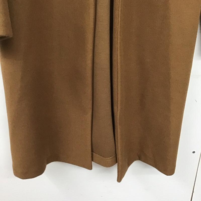 ザラ ZARA コート コート一般 ロングコート カラージャケット アウター M 無地 茶 / ブラウン /  レディース USED 古着 中古 10145428