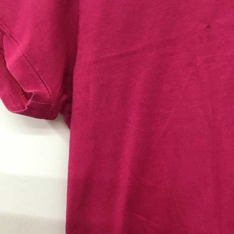 ラルフローレンスポーツ RALPHLAURENSPORT Tシャツ 半袖 クルーネック コットン L ワンポイント 桃 / ピンク /  レディース USED 古着 中古 10139141