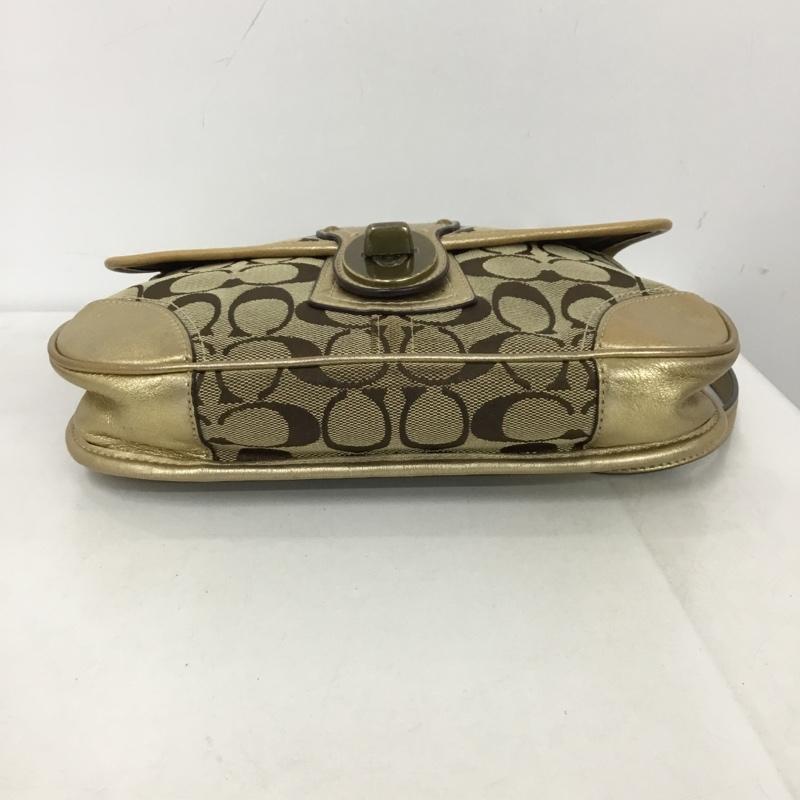 コーチ COACH ショルダーバッグ ショルダーバッグ F10567 シグネチャー 総柄 ベージュ / ベージュ /  レディース USED 古着 中古 10147726