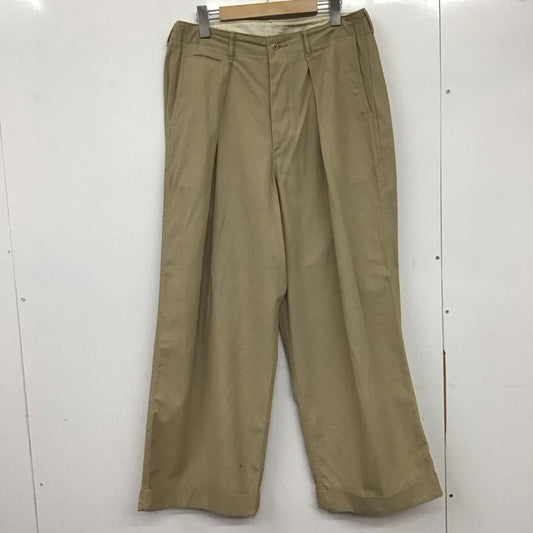マーカウェア markaware パンツ チノパン チノパン ワイドパンツ カジュアルパンツ 3 無地 ベージュ / ベージュ /  メンズ USED 古着 中古 10138941