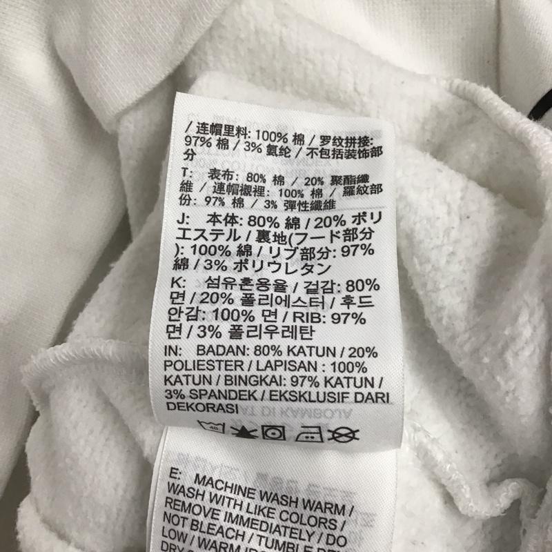 ナイキ NIKE パーカー 長袖 cq0242-100 XL ロゴ、文字 X プリント 白 / ホワイト /  メンズ USED 古着 中古 10119756