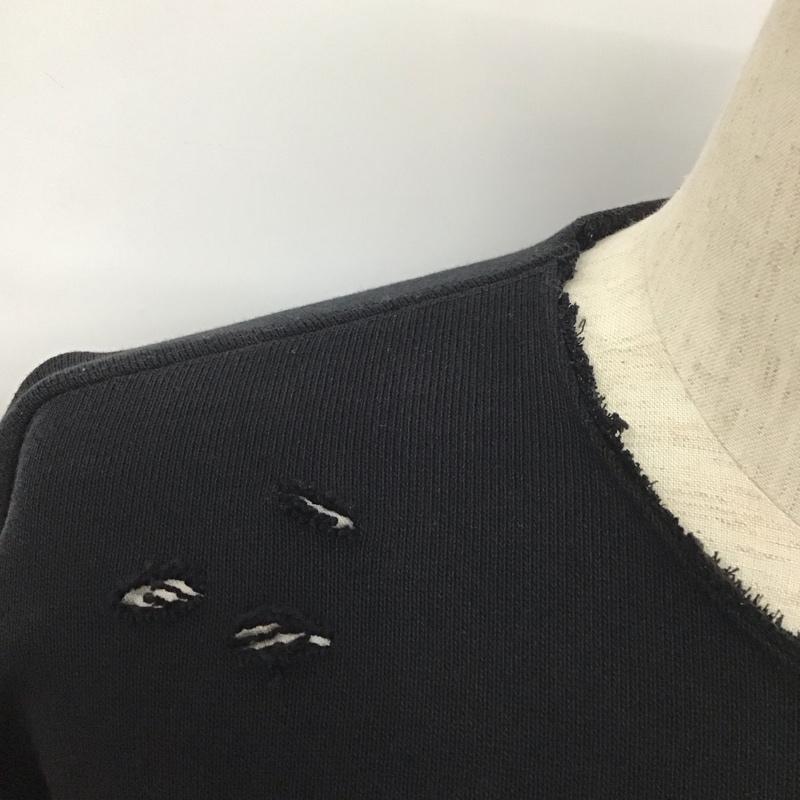 フリークスストア FREAK S STORE トレーナー 長袖 231-12111 長袖スウェット クルーネックカットソー トレーナー S ロゴ、文字 黒 / ブラック /  メンズ USED 古着 中古 10111885
