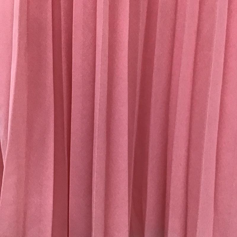 ザラ ZARA スカート ロングスカート 3564 084 626 プリーツ M 無地 桃 / ピンク /  レディース USED 古着 中古 10113506