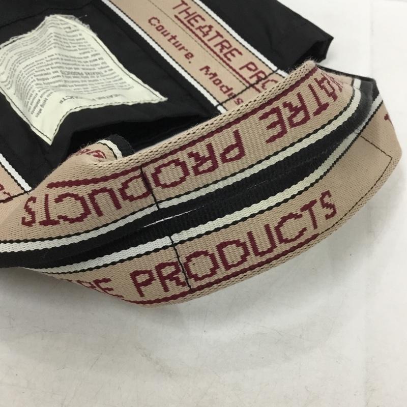 シアタープロダクツ THEATRE PRODUCTS ハンドバッグ ハンドバッグ ミニトートバッグ ロゴ、文字 黒 / ブラック /  レディース USED 古着 中古 10142191