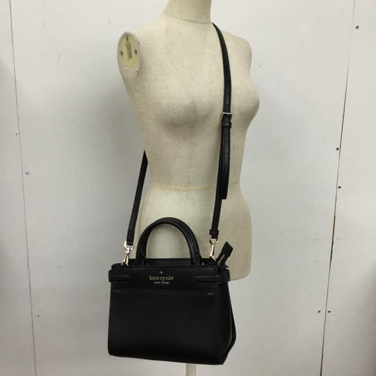 ケイトスペード Kate Spade ハンドバッグ ハンドバッグ 2WAY ショルダー ロゴ、文字 黒 / ブラック /  レディース USED 古着 中古 10110165