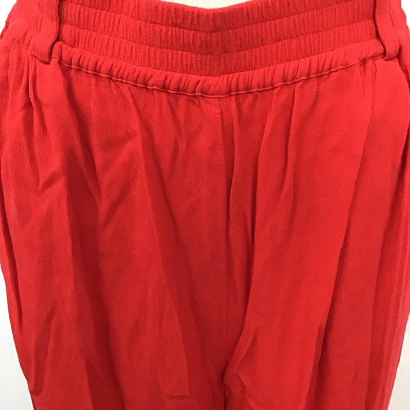 フリークスストア FREAK S STORE ボトムス ボトムス 222-3431 イージーパンツ カラーパンツ FREE 無地 赤 / レッド /  レディース USED 古着 中古 10114947