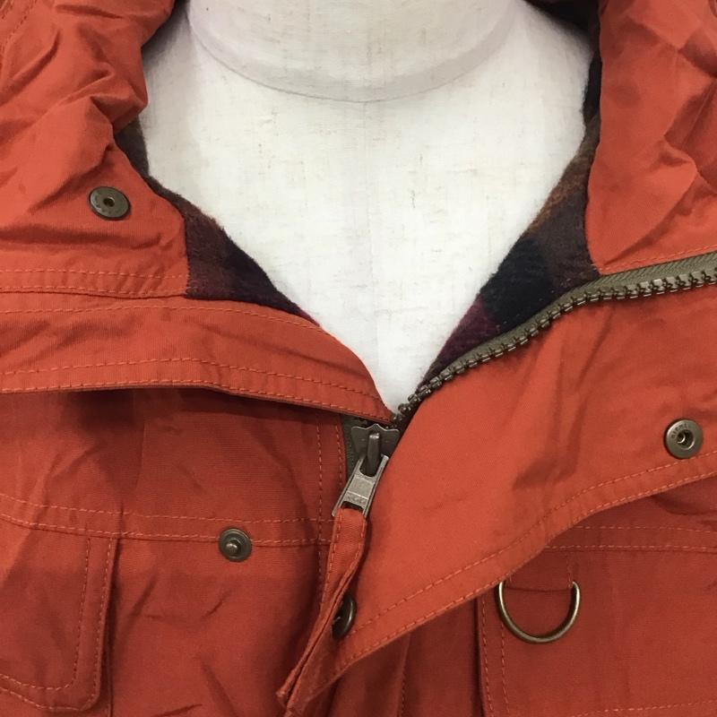 エディーバウアー Eddie Bauer ジャケット、上着 ジャンパー、ブルゾン ジップアップジャケット ジャンパー アウター パーカー M 無地 橙 / オレンジ /  メンズ USED 古着 中古 10112063
