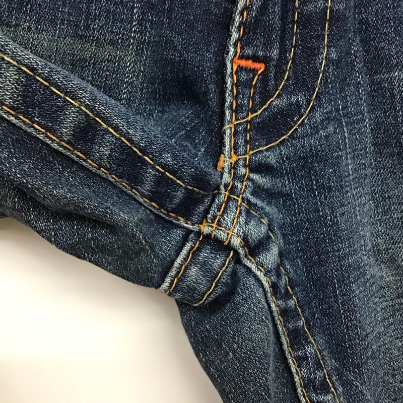 トゥルーレリジョン TRUE RELIGION パンツ デニム、ジーンズ デニムパンツ スリムパンツ ストレッチパンツ ジーンズ 無地 インディゴ / インディゴ /  メンズ USED 古着 中古 10117287