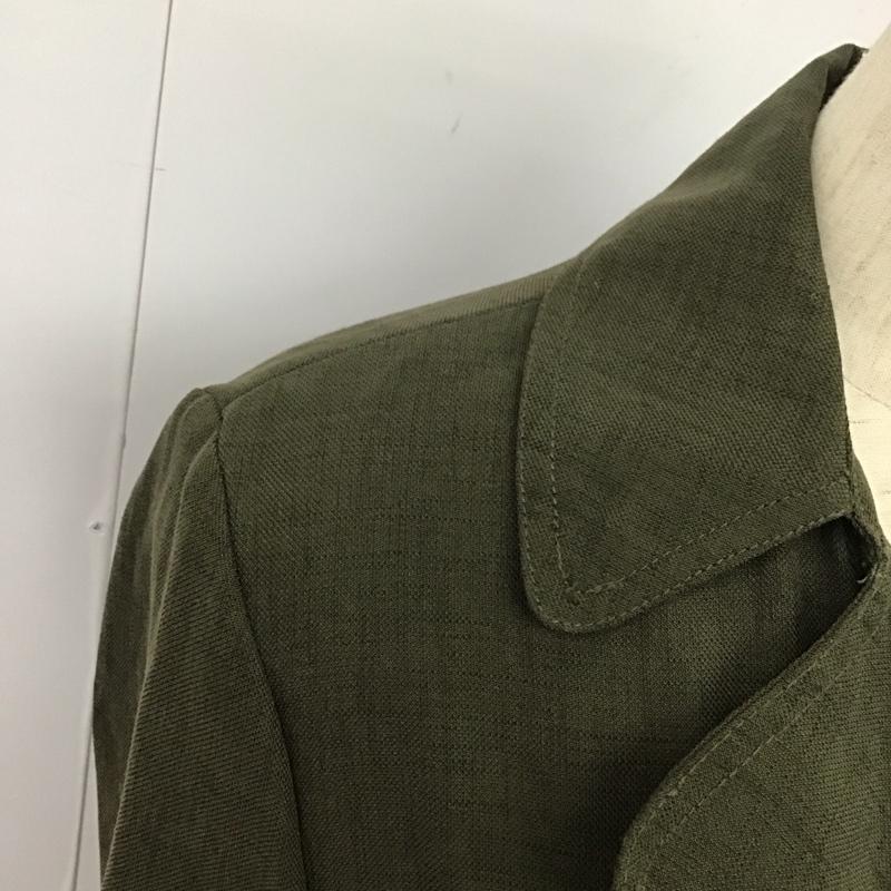 ザラ ZARA ジャケット、上着 ジャケット、ブレザー ロングジャケット アウター ロングコート XS 無地 カーキ / カーキ /  レディース USED 古着 中古 10126133