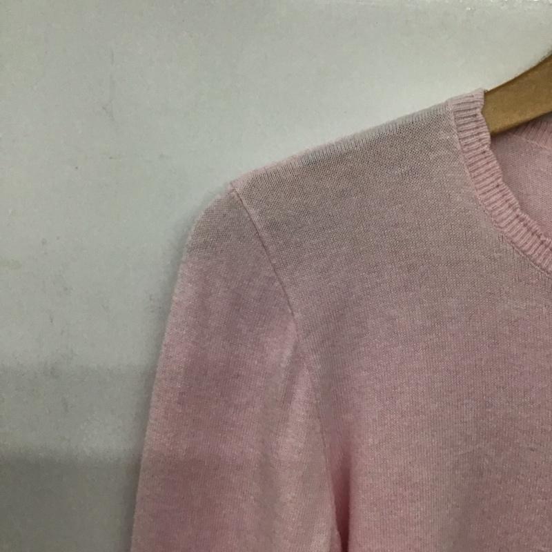 ポロラルフローレン POLO RALPH LAUREN カーディガン 長袖 L 無地 桃 / ピンク /  レディース USED 古着 中古 10143512