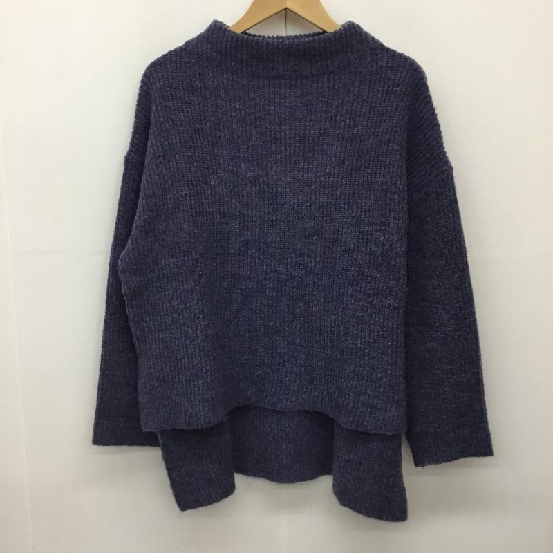 ジェナエスパスメルヴェイユ jena espace merveilleux ニット、セーター 長袖 FREE 無地 紫 / パープル /  レディース USED 古着 中古 10138263