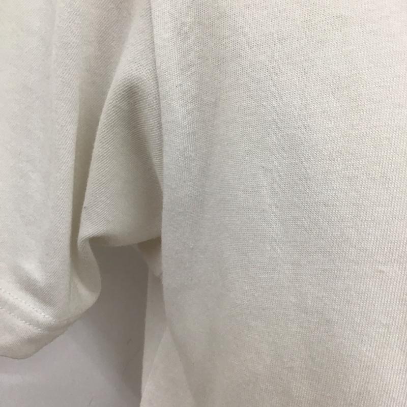 ザノースフェイス THE NORTH FACE Tシャツ 半袖 NT32003X シンプルロゴポケットTシャツ 半袖カットソー プリントTシャツ クルーネックカットソー L ロゴ、文字 白 / ホワイト /  メンズ USED 古着 中古 10117464
