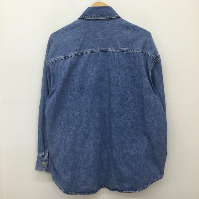 ザラ ZARA シャツ、ブラウス 長袖 M  青 / ブルー /  レディース USED 古着 中古 10140456