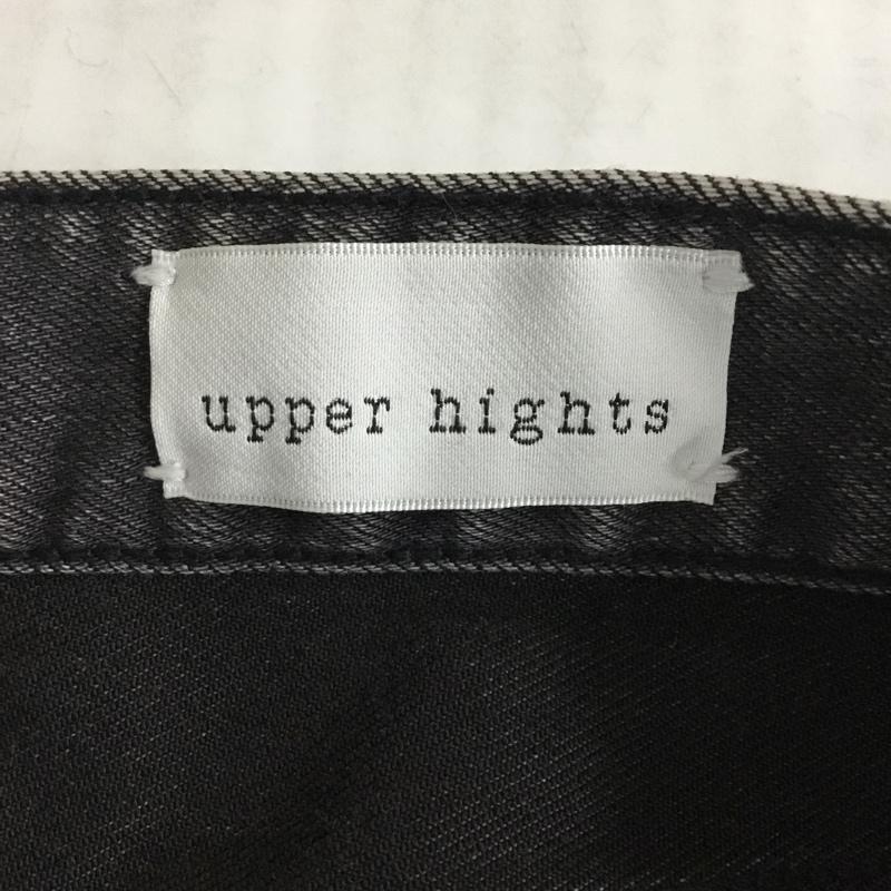 アッパーハイツ upperhights パンツ デニム、ジーンズ 351219 ストレッチ 無地 黒 / ブラック /  レディース USED 古着 中古 10107027