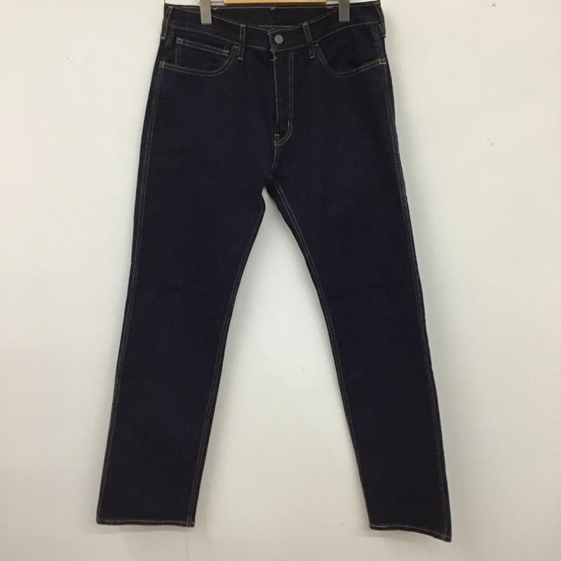 リーバイストラウスアンドコー Levi Strauss & co. パンツ デニム、ジーンズ デニムパンツ ストレートパンツ ワイドパンツ カジュアルパンツ ストレッチ 33インチ 無地 インディゴ / インディゴ /  メンズ USED 古着 中古 10119988