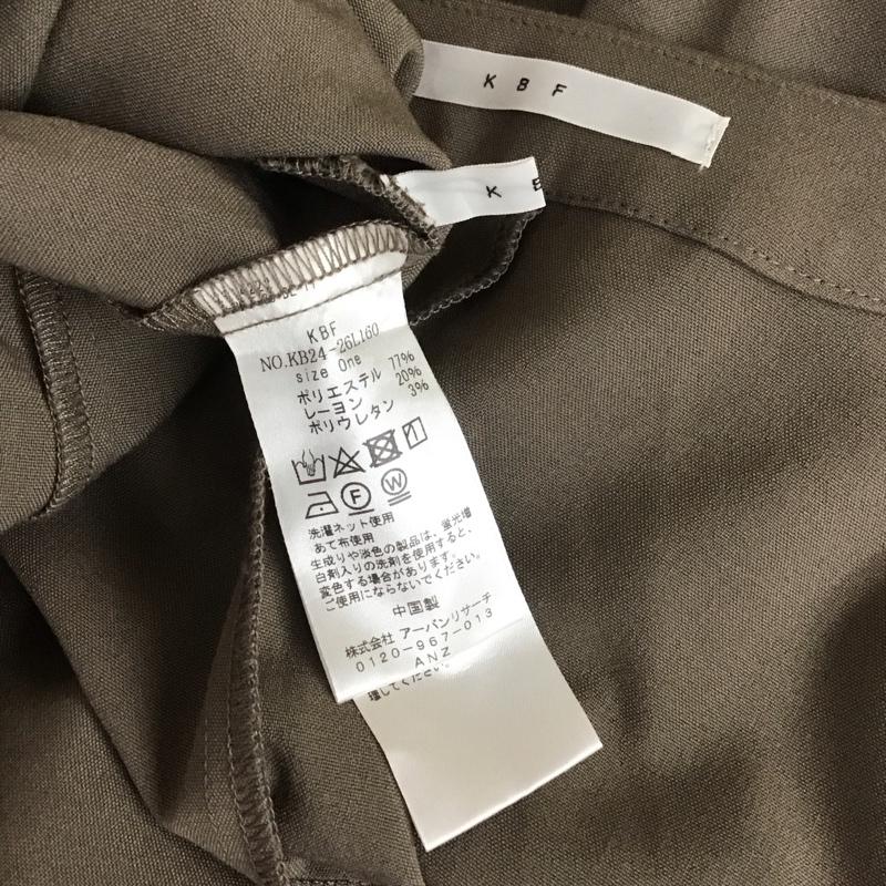 ケービーエフ KBF セットアップ セットアップ KB24-26L160 セパレートベストワンピース ベスト スカート 無地 茶 / ブラウン /  レディース USED 古着 中古 10108613