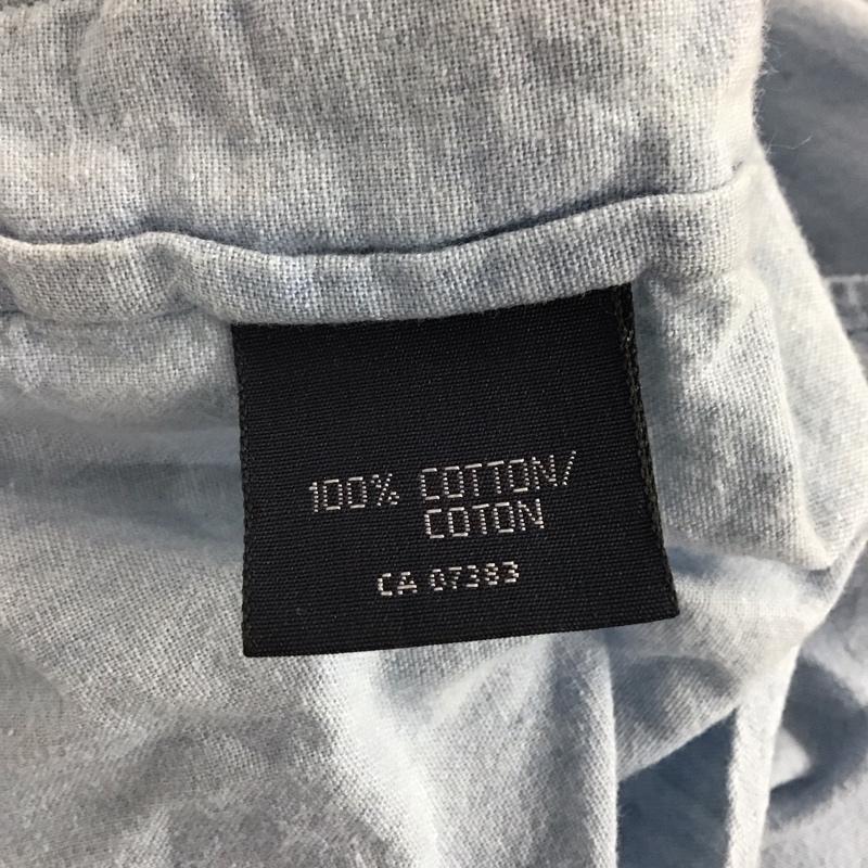ポロバイラルフローレン Polo by RALPH LAUREN シャツ、ブラウス 長袖 長袖シャツ 無地シャツ カラーシャツ ボタンダウンシャツ デニムシャツ S ロゴ、文字 水色 / ライトブルー /  メンズ USED 古着 中古 10141506